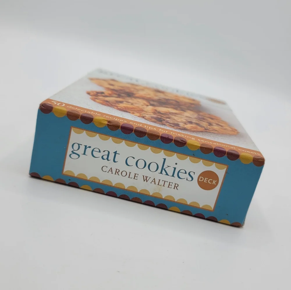 Great Cookies Recipe Card Deck by Carole Walter - 50 Delectable Recipes